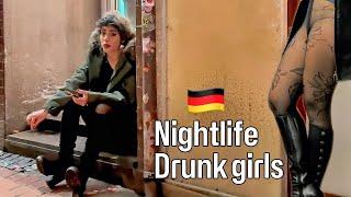 Düsseldorf Nightlife - Party Streets & Clubbing After Midnight | Must See Moments/walking tour 4K