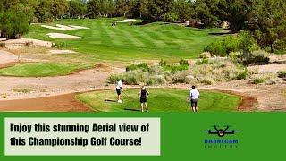 Stunning Aerial View of a Championship Golf Course
