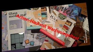 Action-Haul Wachssiegeltest ??auf der neuen Glasmatte 