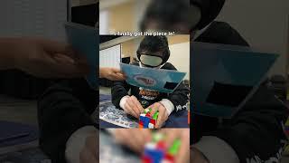 I Was About to Solve a Rubik's Cube Blindfolded, and Then...
