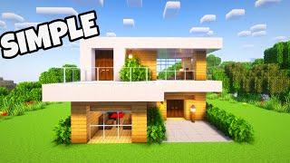 Minecraft: How to make Simple Modern House