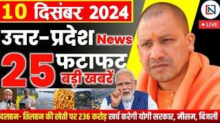 10 December 2024 Up News Uttar Pradesh Ki Taja Khabar Mukhya Samachar Yogi samachar Clean News UP