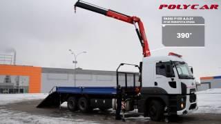 Кран манипулятор Fassi F155 A.0.21, установленный Polycar.