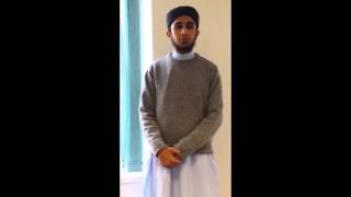 Khuzema Umar  - Ashab e Muhammad Haq Ke Wali - Opening of The Byron Youth Club (22/02/2014)