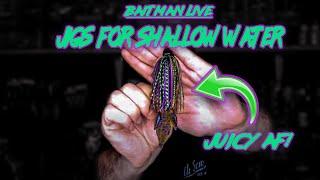 Baitman Live: Jigs Fishing Tips for Shallow Bass!!