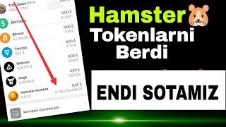 HamsterTokenlarni Hamyonimizga tushirib berdi Endi Sotamiz / Internetda pul Ishlash 2024