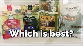 11 Rabbit Pellet Brands - A Nutritional Comparison (Australian )