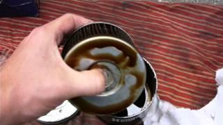Масляный фильтр Hengst H10W13 изнутри.