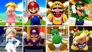 Mario Sports Mix - All Character Losing Animations