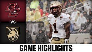 Boston College vs. Army Football Highlights | 2023 ACC Football