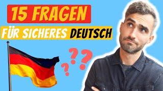 Über diese Themen MUSST du auf Deutsch sprechen können / Deutsch B1, B2