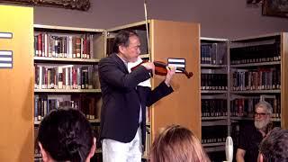 Rogerio Fagundes Neto 2019 violin / Cho-Liang Lin / at the Metzler Violin Shop