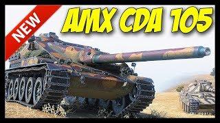 ► AMX Canon d'assaut 105 Review - World of Tanks: AMX Cda 105 - New Tier 8 Premium TD