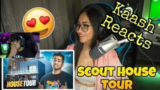 KAASH REACTION ON SCOUT HOUSE TOUR|| SCOUT DREAM HOUSE||SCOUT OP||CUTE REACTION