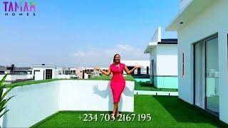 LEKKI  HOME SERIES; 5 BED, SPACIOUS ROOFTOP TERRACE, CINEMA, POOL