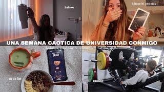 UNA SEMANA CAOTICA DE UNIVERSIDAD CONMIGO  * mi novio me regala el iPhone 16 * | hábitos, rutina...