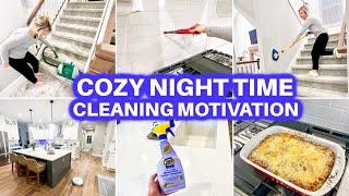  SATISFYING NIGHT TIME DEEP CLEAN WITH ME | AFTER DARK SPEED CLEANING MOTIVATION | CARPET CLEANING