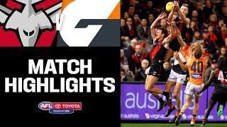 Essendon v GWS Highlights | Round 15, 2019 | AFL