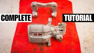 Honda Rear Brake Caliper Rebuild // Everything You Need To Know [4K]