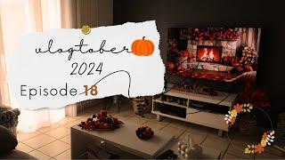 VLOGTOBER 24 EP18: Trop gâtée,update week end,sablés Halloween,TEMU,travaux