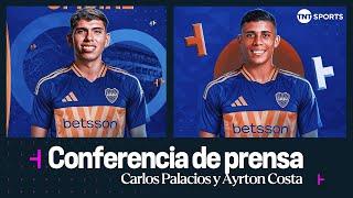 Riquelme, Carlos Palacios y Ayrton Costa hablaron HOY en conferencia de prensa - Refuerzos Boca 2025