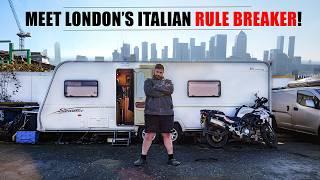 This Italian Legend Beat the London Rent Crisis with a Caravan!