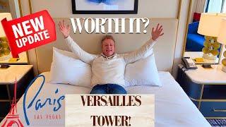 STAYING AT PARIS Las Vegas! NEW VERSAILLES Tower! Is It Worth it in 2024?I BELLAGIO FOUNTAIN VIEW!