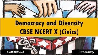 CBSE Class X Social Science - Democracy and Diversity - Lesson explanation in Hindi