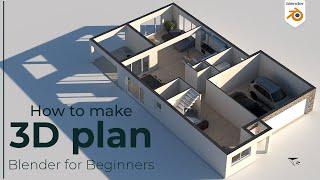 How to Make 3d Floor Plan in Blender