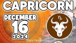 𝐂𝐚𝐩𝐫𝐢𝐜𝐨𝐫𝐧   THIS IS ABOUT TO HAPPEN  Horoscope for today DECEMBER 16 2024 #horoscope #new #tarot