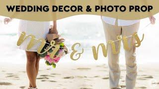 MUST-HAVE Wedding Decor & Photo Prop to Make Your Day Shine!