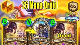 NEW 26 Mana Druid 5.0 Deck Is CRAZY Strong To Play Every Day At Perils in Paradise | Hearthstone