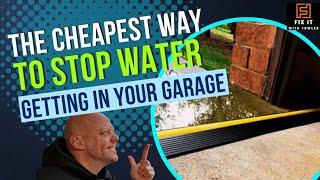 1 Easy Fix to Keep Your Garage FREE of Water and Debris