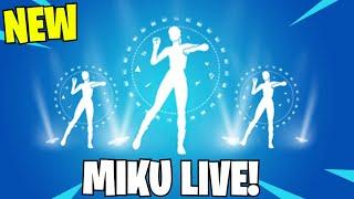 FORTNITE MIKU LIVE EMOTE 1 HOUR DANCE! (ICON SERIES)