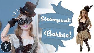 Steampunk #DollChallengeSteampunk Making a Custom Barbie Doll Outfit - Made to Move - Curvy