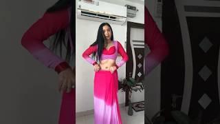 Shaded Chiffon Saree#youtubeshorts #drapingsaree#sareedraping #sareeaddict #sareelovers #fypシ゚viral