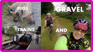 DGG Sunday Gravel Group Ride | New Forest | Chemo Update | Steam Trains | Piggies | CYCPlus AS2 Pro