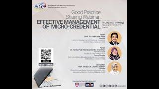 Webinar: Effective Micro-Credential Management