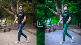 Lightroom mobile green and grey tone photo editing//preset download free//