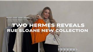 My 1st Hermes Blue Box Bag | 2 Hermes Bag Reveals | RUE SLOANE New Collection Haul Going Live Today