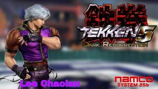 Tekken 5 Dark Resurrection Lee Chaolan arcade gameplay Namco System 256