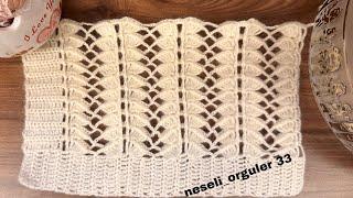ÇOK BEĞENİLEN TIĞ İŞİ YELEK MODELİNİN YAPILIŞI 1.BÖLÜM #handmade