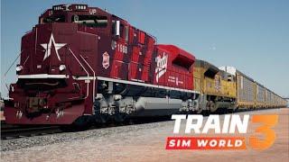 Laramie Yard | Harmosa (Automotive) | Sherman Hill - SD70ACe - (#1988 KATY) Train Sim World 3