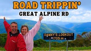 TOWING A CARAVAN OVER Mt Hotham: Victoria's Great Alpine Road | Part 2 #traveladventures