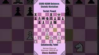 PAWN STRUCTURE: The Caro Formation (B17)  Sokolovsky, Yahli vs Teclaf, Pawel || Stavanger 2023