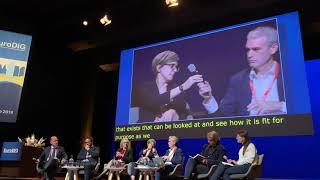 Finishing words from expert panel debates at EURODIG 2019 moderated by Viveka Bonde