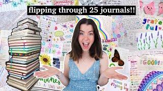 JOURNALING RECAP!! | flipthrough my journal collection!