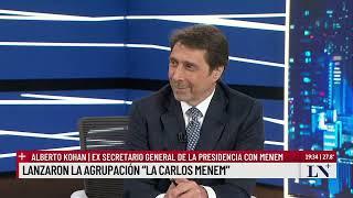 Lanzaron la agrupación "La Carlos Menem"; el testimonio de Alejandro Kohan