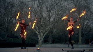 Fire Flow Art Performance 