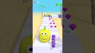 Colourful pumpkin running ! #shorts #ytshorts #wesnygames